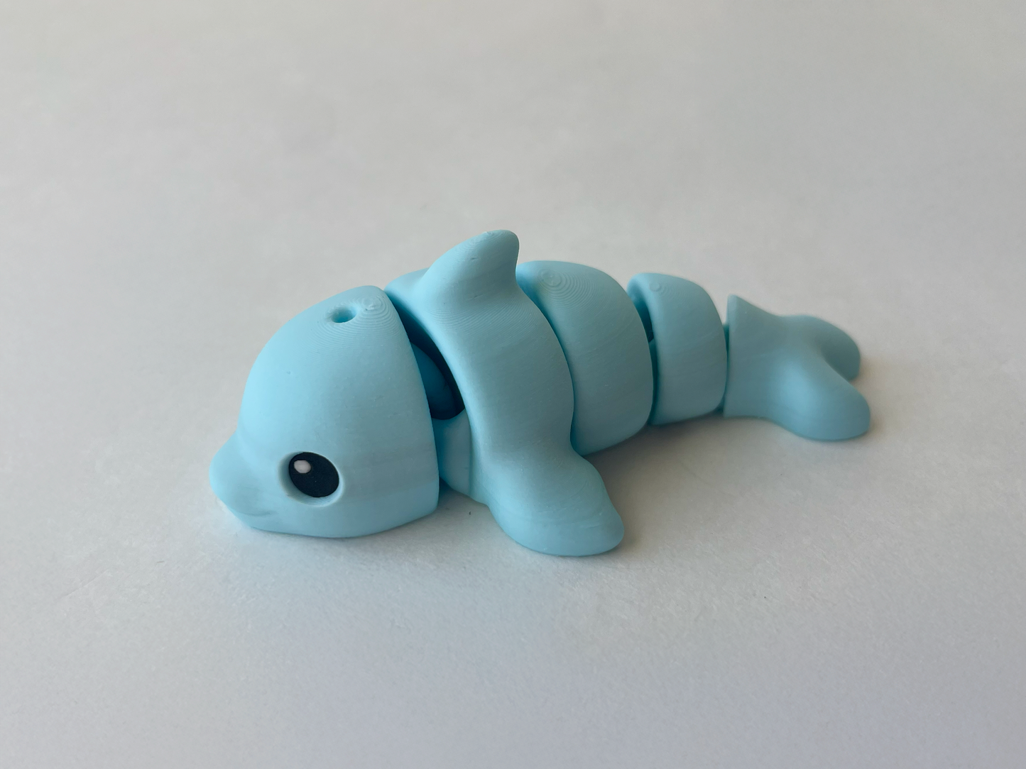 Baby Blue Dolphin Flexi Toy Marine Animal for Tactile Learning Play!