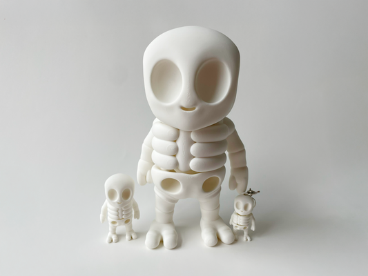 Halloween Alien Skeleton Dude – Spooky 3D Printed Figurine!