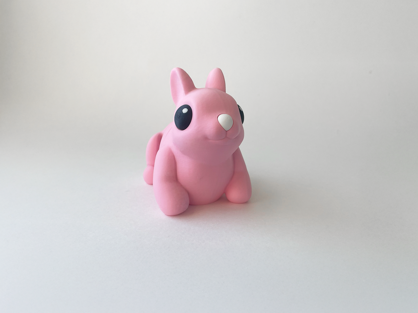 Easter's Pink Bunny Fidget Toy - Medium High-Quality 3D-Printed Articulated Buddy with Tiki-Taka Noise for Indoor and Outdoor Play & Stress Relief