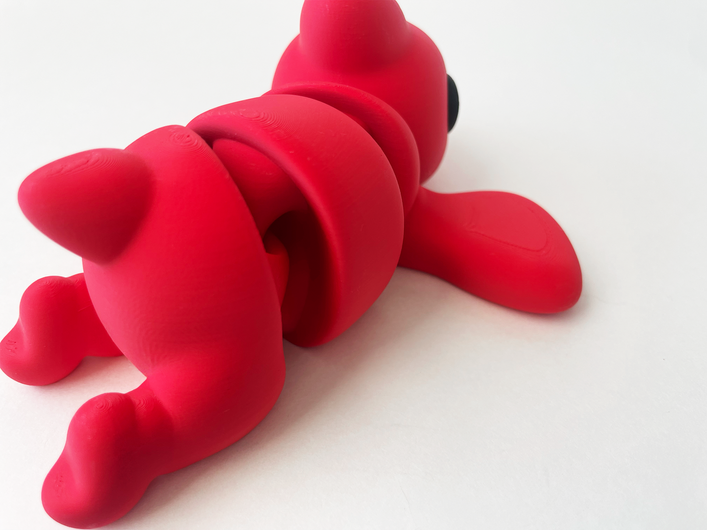 Zou's Red Pterodactyl Fidget Toy- - High-Quality 3D Printed Articulated Pterodactyl for Tabletop Tactile Play & Stress Relief