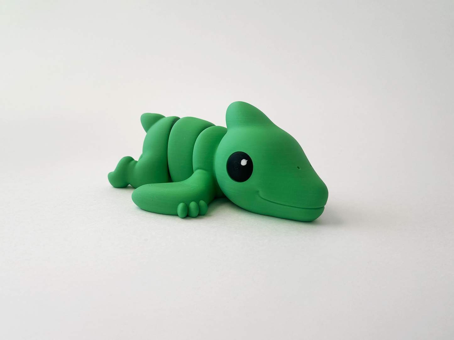 Zou's Large Green Pterodactyl Fidget Toy- - High-Quality 3D Printed Articulated Pterodactyl for Tabletop Tactile Play & Stress Relief