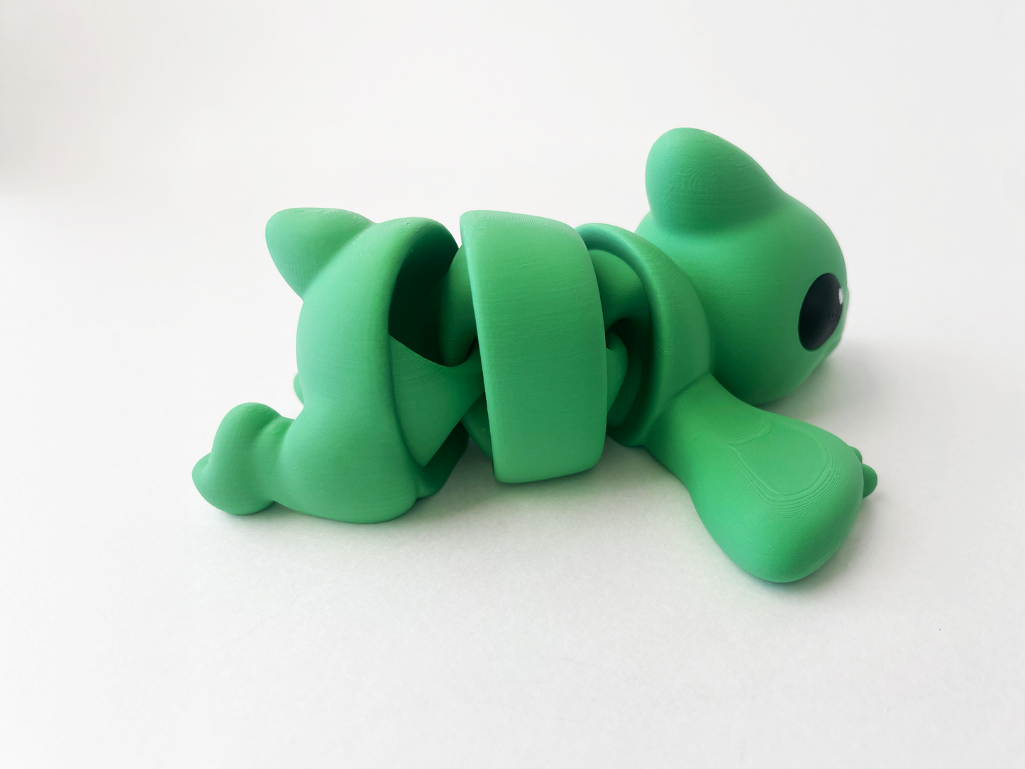 Zou's Large Green Pterodactyl Fidget Toy- - High-Quality 3D Printed Articulated Pterodactyl for Tabletop Tactile Play & Stress Relief