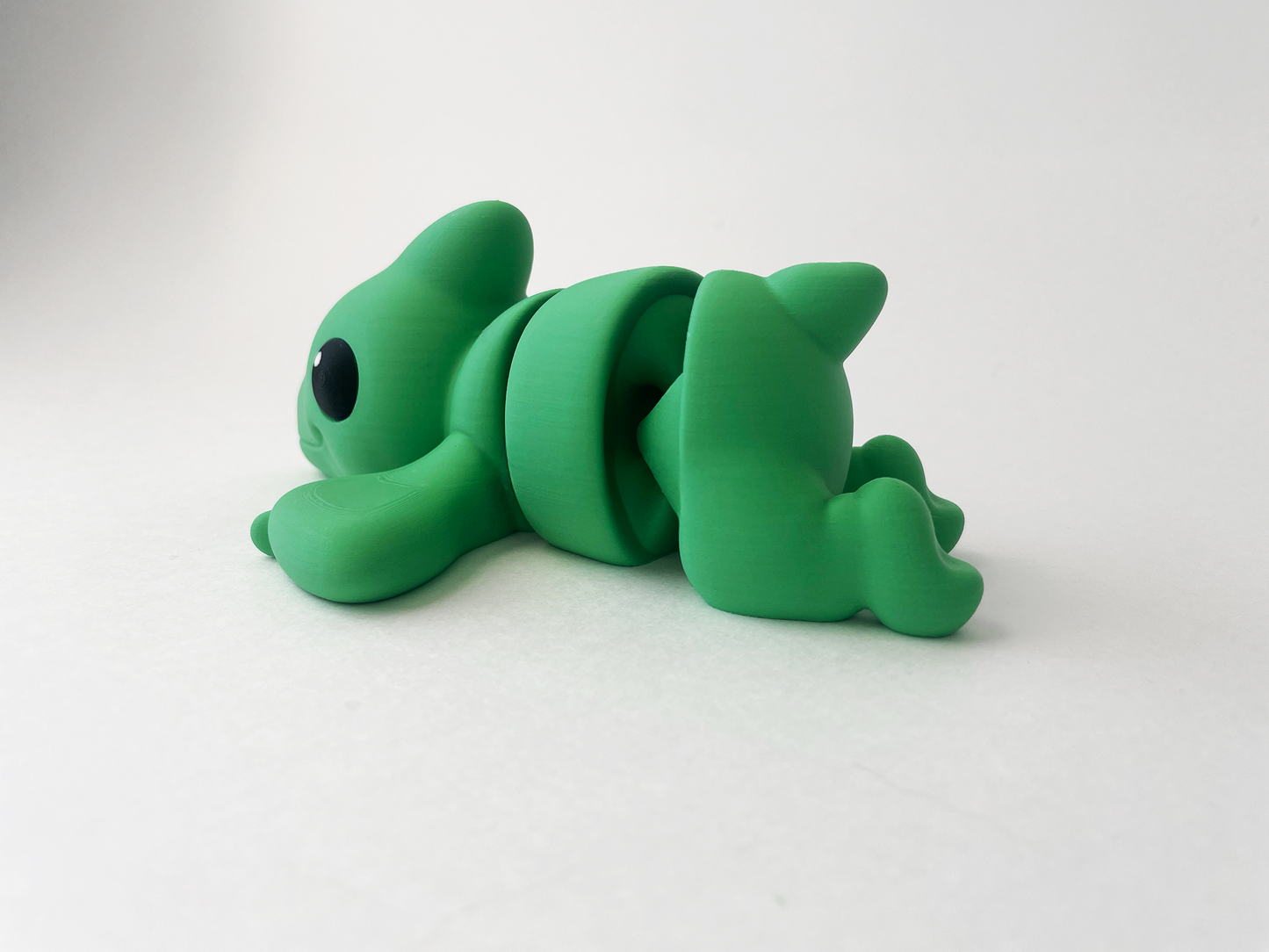 Zou's Large Green Pterodactyl Fidget Toy- - High-Quality 3D Printed Articulated Pterodactyl for Tabletop Tactile Play & Stress Relief