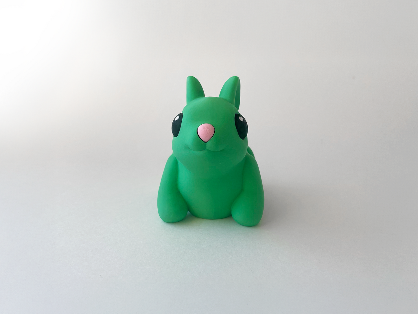 Easter's Green Bunny Fidget Toy - Medium High-Quality 3D-Printed Articulated Buddy with Tiki-Taka Noise for Indoor and Outdoor Play & Stress Relief