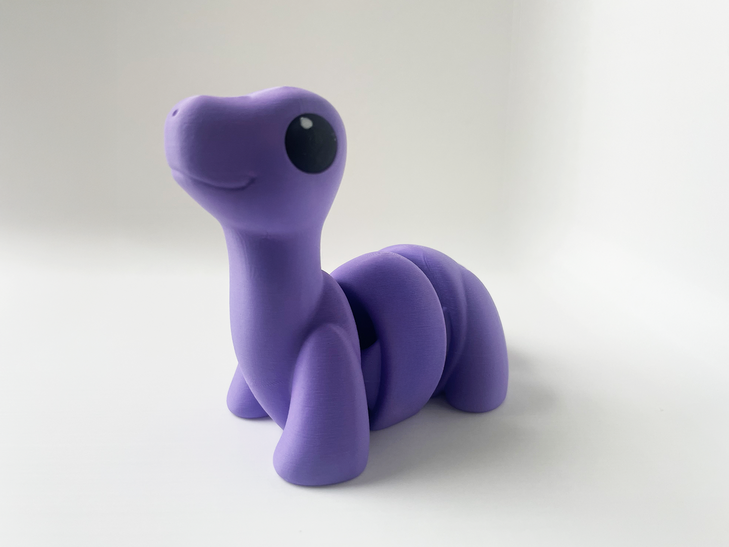 ZOU's Baby Purple Brontosaurus Fidget Toy - High-Quality 3D Printed Articulated Brontosaurus Dinosaur for Indoor & Outdoor Stress Relief Play (Copy)