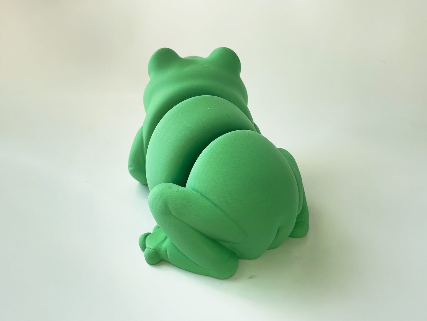 ZOU's BIG Green Frog Fidget Toy - Large High-Quality 3D Printed Articulated Froggy for Indoor & Outdoor & Stress Relief Play