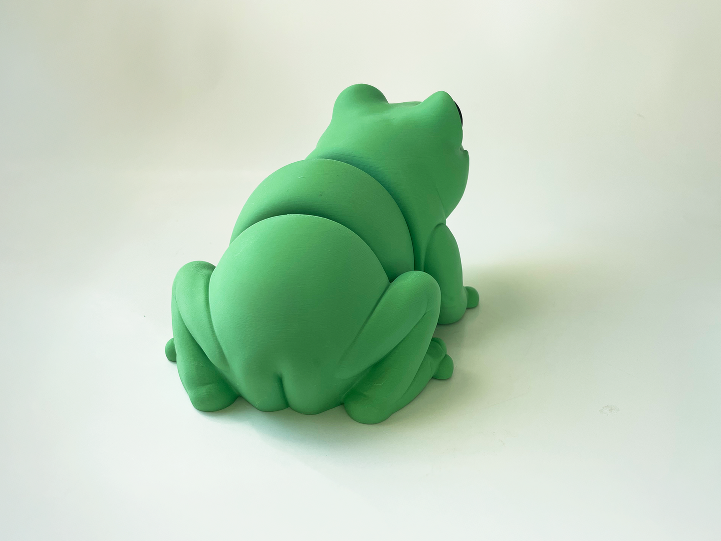 ZOU's BIG Green Frog Fidget Toy - Large High-Quality 3D Printed Articulated Froggy for Indoor & Outdoor & Stress Relief Play