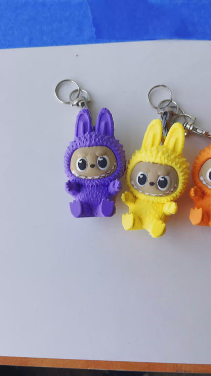 Colorful Labubu Keychains