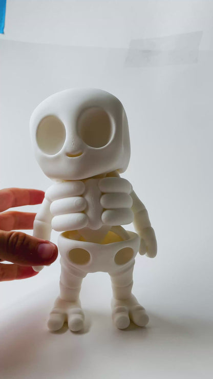 Halloween Alien Skeleton Dude – Spooky 3D Printed Figurine!