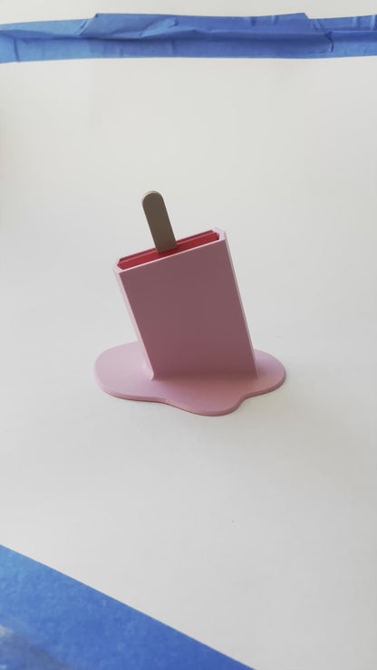 Summer's Red Popsicle Fidget Toy Large- - High-Quality 3D Printed Articulated Popsicle Fidget for Tabletop Tactile Play