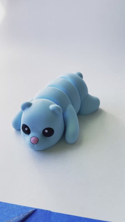 Baby Blue Bear Premium Toy for Pretend Tactile Nature Loving STEM Learning and Play