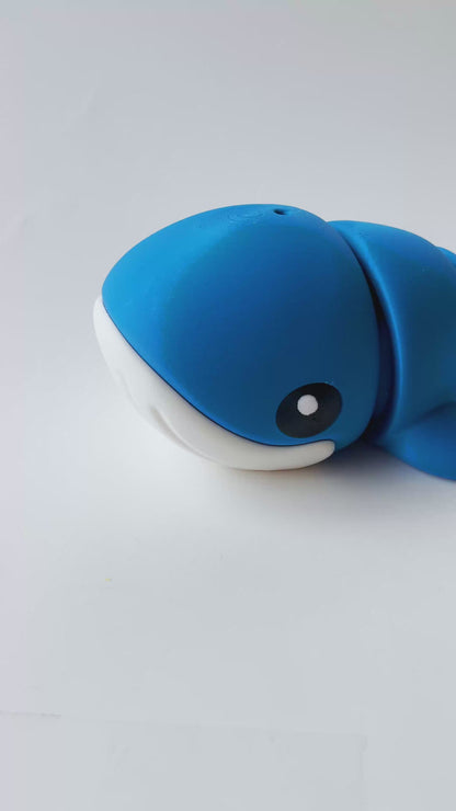 Marine Blue Whale Toy for Marine Tactile Learning Play!