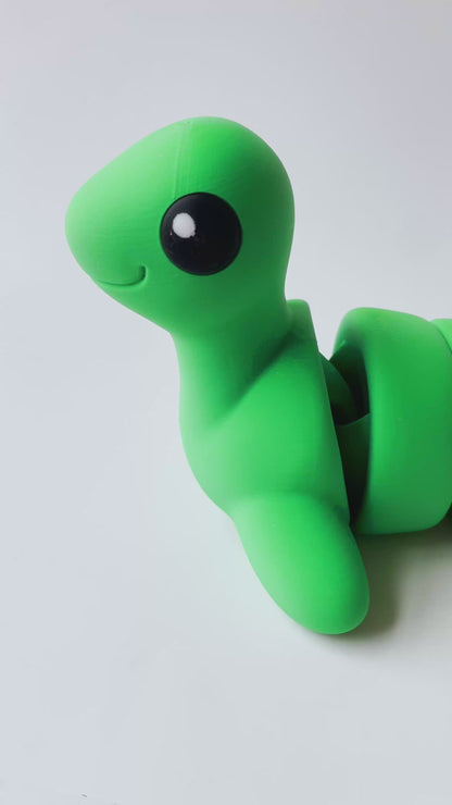 Classic Green Nessy the Loch Ness Monster Toy