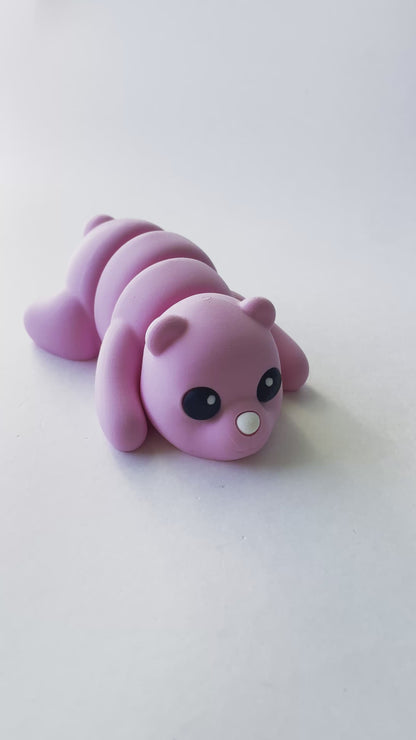 Baby Pink Bear Premium Toy for Pretend Tactile Nature Loving STEM Learning and Play